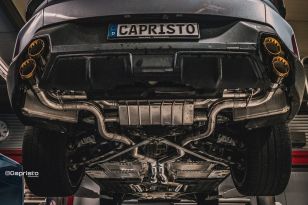 Capristo Valved Exhaust System w/Anodized Wicrom Tips, Mid-Pipes, and 200Cell OPF/GPF Replacements (OE Actuators) for BMW XM (G09) 2023+