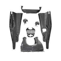 Exotic Car Gear Carbon Fiber 7 Piece Engine Bay Set for Ferrari 458 Italia 2010+