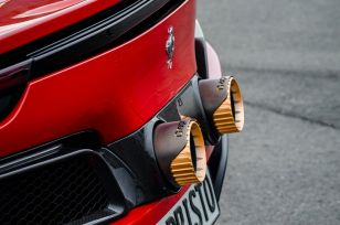 Capristo Carbon Fiber Twin Tailpipe Conversion for Ferrari 296 GTS / GTB 2021+