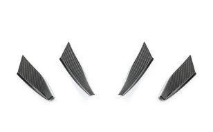 Alpha-N Carbon Fiber Front Bumper Canard Set for BMW G87 M2 2022+