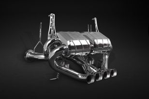 Capristo Valved Exhaust System w/Carbon Fiber and Stainless Steel Frame for Lamborghini Aventador SV / SV Roadster 2015-2017