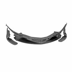 Exotic Car Gear Carbon Fiber Front Air Guide and Front Bumper Splitters for McLaren 570S 2015-2021