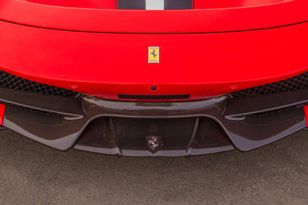 Capristo Carbon Fiber Front Center Spoiler w/o Side Wings for Ferrari 488 Pista 2018-2020