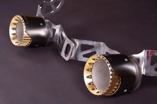 Capristo Valved Exhaust System w/Wicrom Tips for Maserati MC20 2020+
