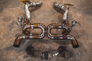 Valvetronic Designs Titanium Valved Exhaust System for Ferrari F8 Tributo / Spider 2019-2023