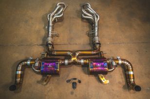 Valvetronic Designs Titanium Valved Exhaust System w/Race Free Flow Headers for Audi R8 (V10) 2009-2015