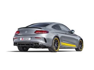 Akrapovic Evolution Line Titanium Exhaust System w/ Carbon Tips and Link Pipe for Mercedes-Benz C63 AMG Coupe (C205) 2016-2018