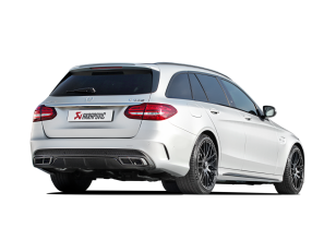 Akrapovic Titanium Evolution Line Exhaust System w/ Carbon Tips and Link Pipe for AMG C63 (W205 Sedan / S205 Estate) 2015-2018 