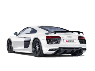 Akrapovic Slip-On Titanium Exhaust System w/ Carbon Titanium Tips for Audi R8 5.2 Coupe / Spyder  2016-2018