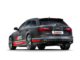 Akrapovic Titanium Evolution Line Exhaust w/ Carbon Tips for Audi RS6 Avant (C7) 2014-2017