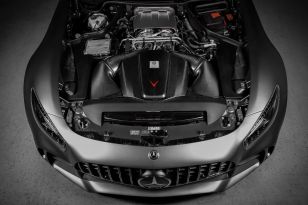 Eventuri Black Carbon Fiber Intake & Engine Cover (Gloss) for Mercedes-Benz AMG GT / GTS / GTR (C190 / R190) 2015-2022