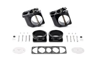 AMS Performance ALPHA CNC Big Bore Throttle Body Set (With AMS Quickclamp Adapter Flanges) for Nissan R35 GT-R 