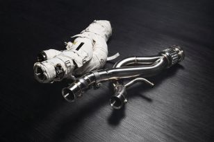 Fi Exhaust Race Downpipes w/Heat Protector for Lamborghini Revuelto 2024+