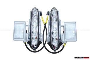 DarwinPRO Front Bumper LED Day Running Lights (DRL) Nissan GTR R35 DBA 2012-2016