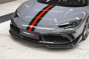 DarwinPRO iMP Style Carbon Fiber Front Bumper Lip Splitter for Ferrari 296 GTB / GTS 2022-2025