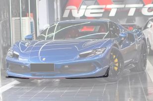 DarwinPRO OE Style Carbon Fiber Front Bumper Lip Splitter for Ferrari 296 GTB / GTS 2022-2025