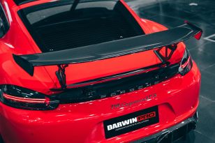 DarwinPRO BKSS Style Carbon Fiber Wing for Porsche 718 Cayman / Boxster 2016-2025