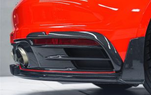 DarwinPRO BKSSII Style Rear Bumper Vent Trims for Porsche 911 Carrera / 4 / 4S / Targa / Cabriolet (992.1) 2019-2024