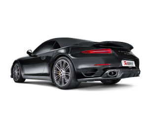 Akrapovic High Gloss Carbon Fiber Rear Diffuser for Porsche 991.1 Turbo / Turbo S 2014-2015