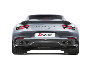 Akrapovic Matte Carbon Fiber Rear Diffuser for Porsche 991.2 Turbo / Turbo S 2016-2019