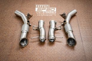 TNEER Downpipes for Ferrari SF90 Stradale 2019+