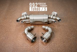 TNEER Valvetronic Exhaust System for Porsche 911 992.1 Turbo / S (PSE) 2020-2025