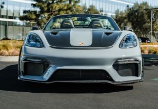 1016 Industries Carbon Fiber Front Lip w/ Uprights for Porsche 718 Spyder RS 2022+