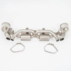 VF Engineering Titanium Valved Catback Exhaust System for Porsche 911 Turbo / Turbo S (992.1) 2019-2024
