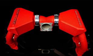 Boost Logic Red Intake Manifold with Fuel Rail Kit for Porsche 991.1 Turbo / Turbo S 2014-2016