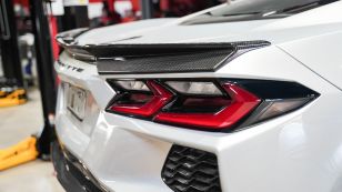 APR Performance Carbon Fiber Rear Spoiler Delete for Chevrolet Corvette C8 2020+