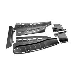 Exotic Car Gear Carbon Fiber Engine Bay Panels w/ Rear Firewall Panel for Ferrari F430 Scuderia / Coupe 2004-2009