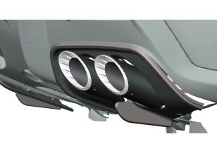 Capristo Valved Exhaust w/ Carbon Frame + Wicrom Tips (OE Actuators) for Ferrari 12Cilindri 2024+