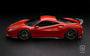 ZACOE Carbon Fiber Side Skirt Set for F142M Ferrari 488 GTB (2015-2019)