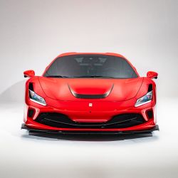 ZACOE Carbon Fiber Front Lower Lip Set for F142MFL Ferrari F8 Tributo/Spider (2019-2023)