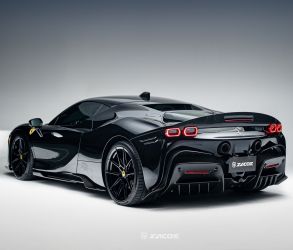 ZACOE Carbon Fiber Rear Spoiler for F173 Ferrari SF90 Stradale 2019+