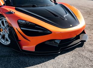 1016 Industries Carbon Fiber Front Bumper + Headlight Trims for McLaren 750S 2024+