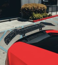 1016 Industries Carbon Fiber Renato Tall V1 Rear Wing, Stands for Lamborghini Huracan EVO 2019-2024