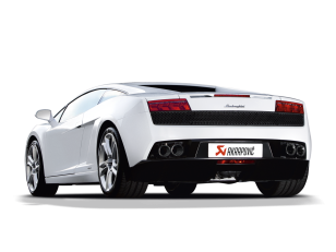 Akrapovic Titanium Slip-On Exhaust w/ Carbon Tips for Lamborghini Gallardo LP550-2 2009-2014