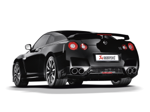 Akrapovic Titanium Slip-On Exhaust w/ Carbon Tips for Nissan R35 GT-R 2008-2025