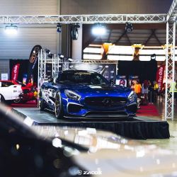 ZACOE Carbon Fiber Front Bumper C-Bezel Set for C190 Mercedes-Benz AMG GT / S (2015-2022)