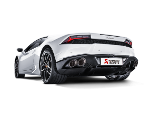 Akrapovic Titanium Slip-On Exhaust w/ Carbon Tips for Lamborghini Huracan LP580-2 / LP610-4 2014-2018