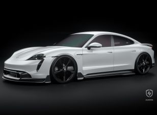ZACOE Carbon Fiber Side Skirts for Porsche Taycan Base/4S 2019+