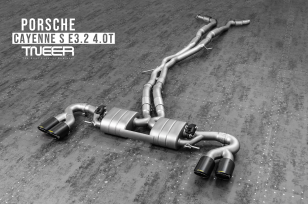 TNEER Valvetronic Exhaust System for Porsche Cayenne S / Coupe S (E3.2) 4.0T 2024+