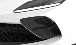 1016 Industries Carbon Fiber Front Bumper Inserts for Ferrari F8 2019+