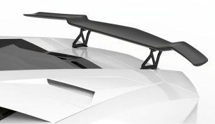 1016 Industries Rear Wing, Stands and Carbon Base for Lamborghini Aventador LP700 2011-2016