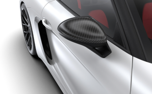 1016 Industries Carbon Fiber Mirror Caps for Porsche 718 Spyder RS 2022+