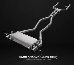 IPE SS Catback Exhaust System w/Remote (Equal-Length Front Pipe) for BMW M3 / M4 (G80 / G82) 2021+