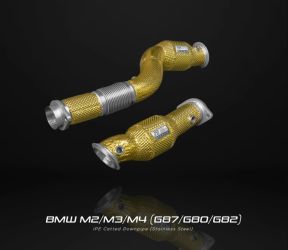 IPE SS Catted Downpipe for BMW M3 / M4 (G80 / G82) 2021+
