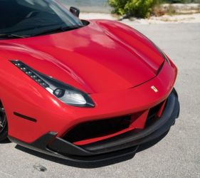 1016 Industries Carbon Fiber Front Upper Aero Lip for Ferrari 488 GTB 2015-2020