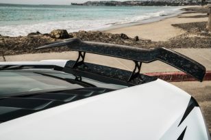 1016 Industries Carbon Fiber Renato Tall V1 Rear Wing w/Stands for Lamborghini Huracan LP580-2 2016-2019